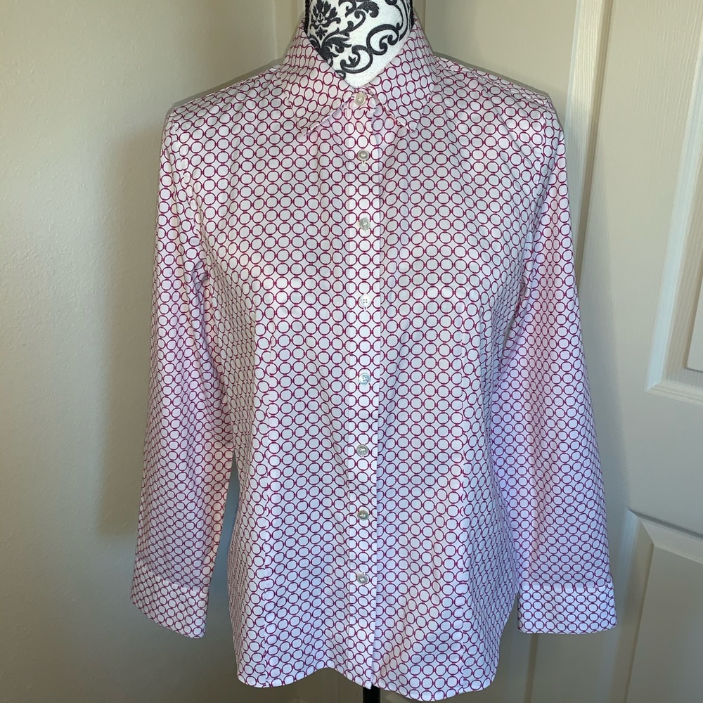 Talbots Petites Wrinkle Resistant Blouse